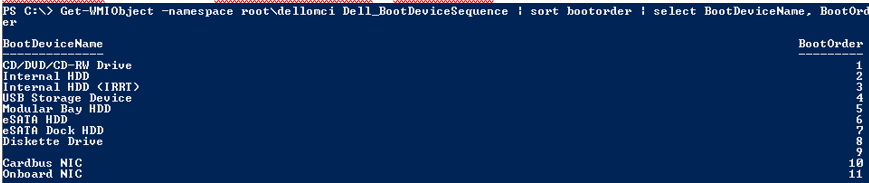 класс dellomci для получения параметров bios на компьютерах DELL