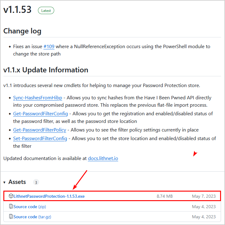 Загрузка Lithnet Password Protection for Active Directory