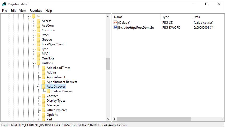 ExcludeHttpsRootDomain - отключить проверку