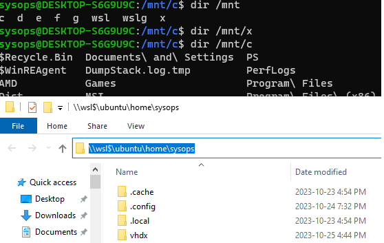 Доступ из Windows к диску Windows Subsystem for Linux WSL
