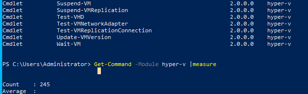 powershell модулья для управления hyper-v
