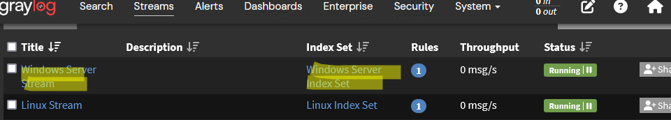 Поток для журналов событий Windows в Graylog