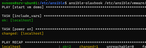 плейбук ansible для запуска ВМ
