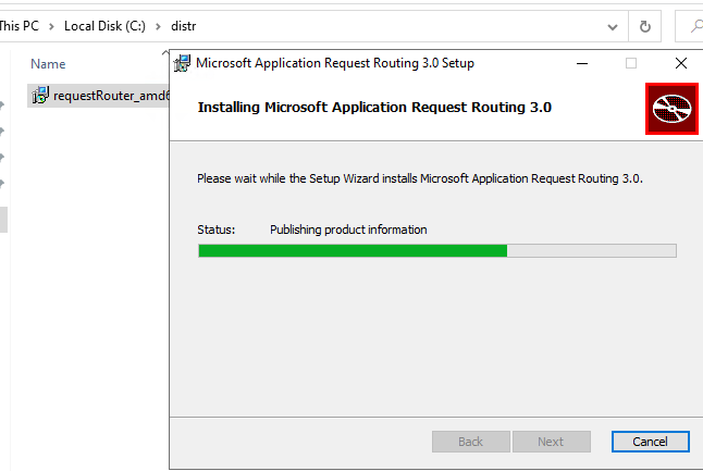 Установка Microsoft Application Request Routing для iis