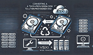 Преобразование толстого выделенного диска в тонкий на VMware ESXi