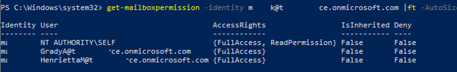 get-mailboxpermission 