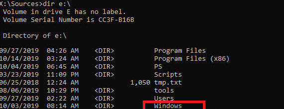 определить диск, на котором установлена windows