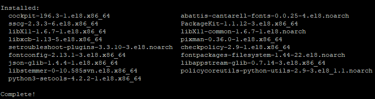 установка cockpit в centos