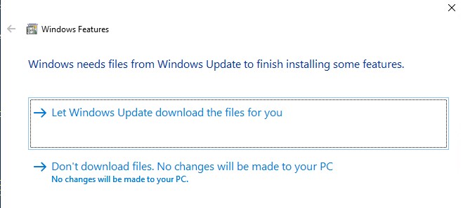 win10 онлайн установки .net 3.5