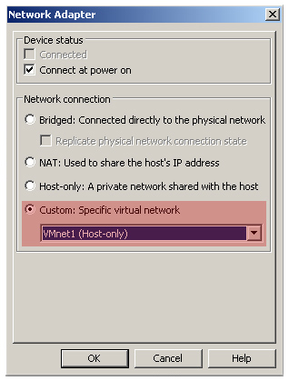 Host Virtual Networking Mappning