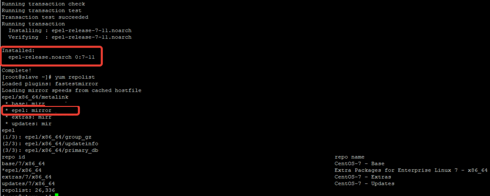 yum install epel-release