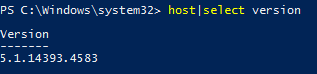 узнать версию powershell