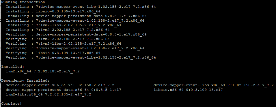 установка lvm2