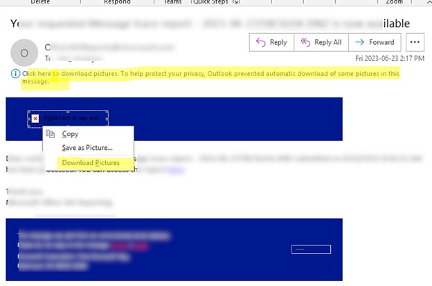 outlook - загрузить картинки в тело письма