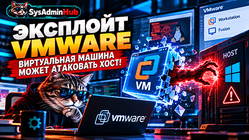 Эксплойт VMware: виртуальная машина может атаковать хост!