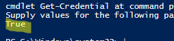 тестирование пароля учетной записи из скрипта PowerShell