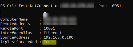 Проверить доступность Zabbix сервера по порту 10051 для активных проверок