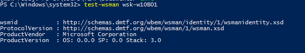 Test-WsMan проверка службы winrm по сети