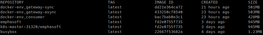 sudo docker images - список доступных локально контейнеров