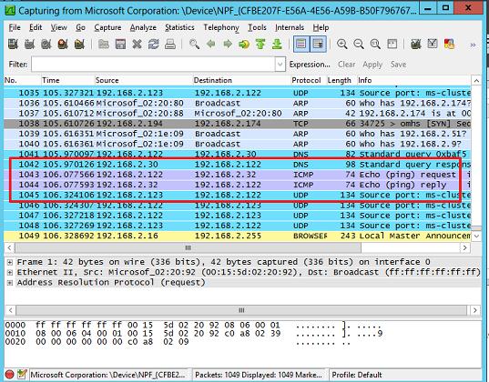 windows захват и анализ сетевых пакетов