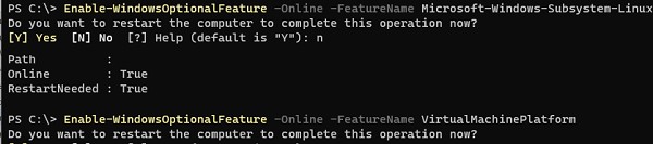 установить компонент wsl в windows вручную