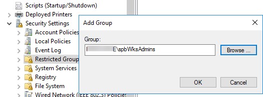 групповая политика restricted groups в windows