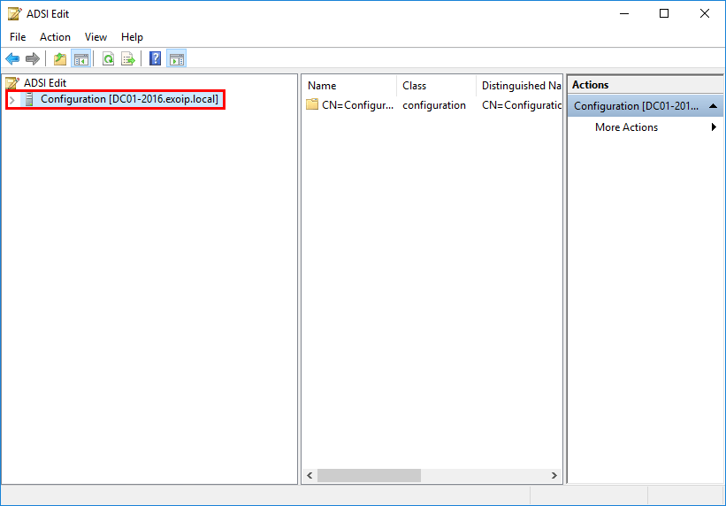 ADSI Edit после удаления объектов Exchange Server