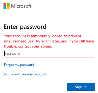 учетная запись в azure временно заблокирована