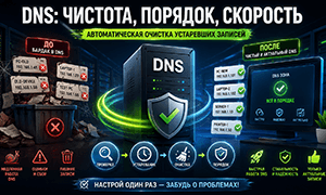 Как настроить проверку и очистку DNS-записей в Active Directory