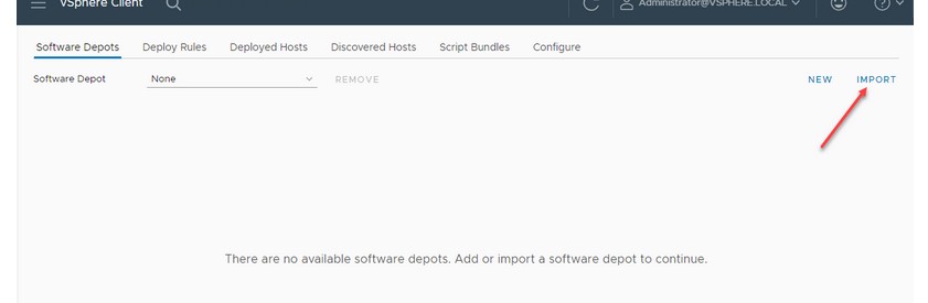 импорт драйверов в vcenter image builder