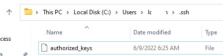 файл с открытым ключом на сервере ssh authorized_keys