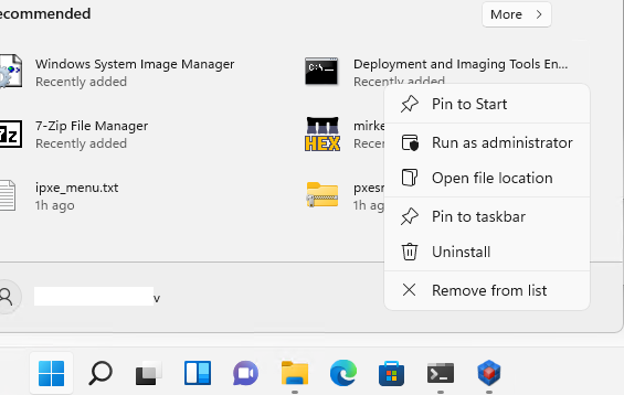 запуск Deployment and Imaging Tool