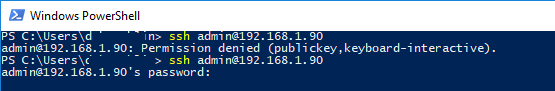 ssh подключение по ключу под администратором