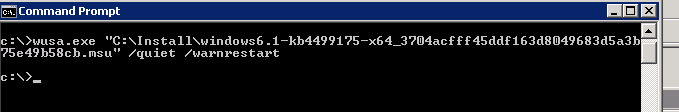 установка обновления kb4499175 в windows 7