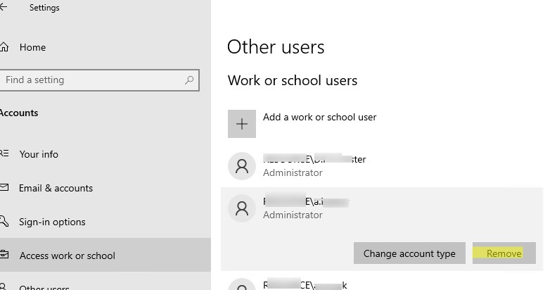 ms-settings: удалить с диска профиль пользователя windows 11