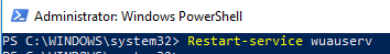 Restart-service wuauserv