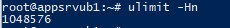ulimit hard квота на количество открытых дескрипторов