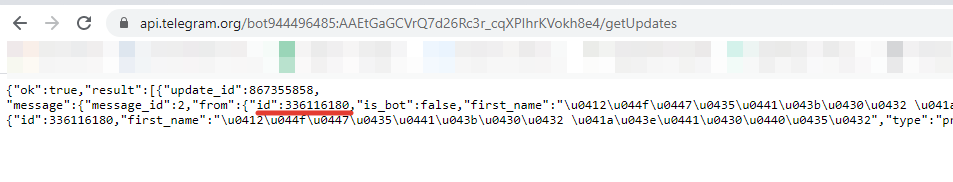user_id бота telegram