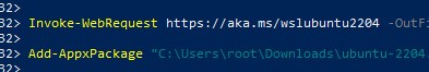 вручную скачать и установить linux для WSL