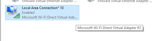 Виртуальный адаптер Wi-Fi Direct Virtual Adapter