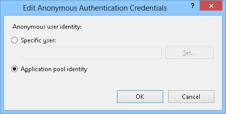 Application Pool Identity
