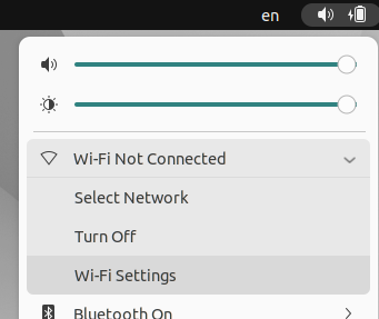 параметры wifi в ubuntu