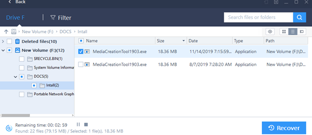 на ssd диске найдены удаленный файлы 