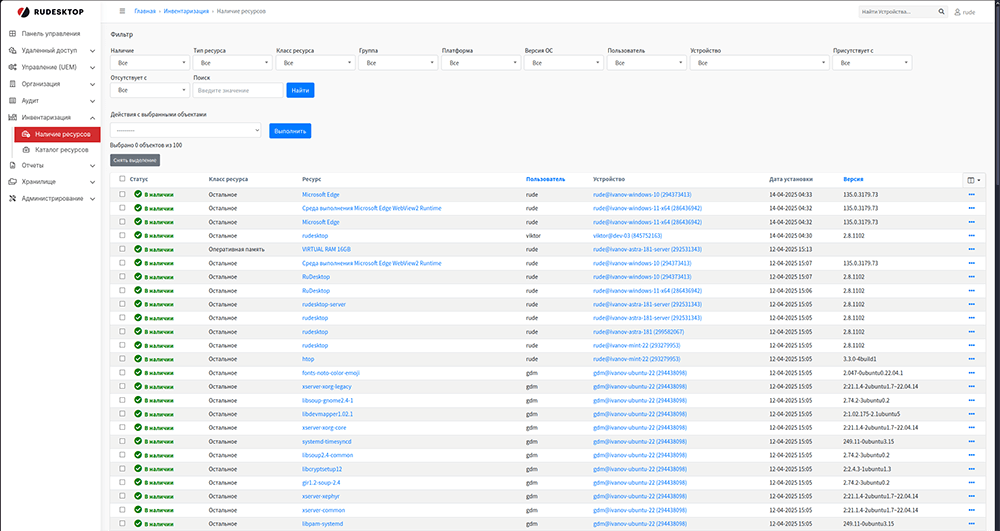 Обзор RuDesktop UEM 2.8 — российское решение для централизованного управления рабочими местами