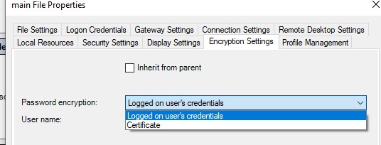 шифрование файла конфигурации rdcman