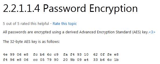 ключ aes на msdn-е