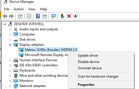обновить видео драйверы в windows