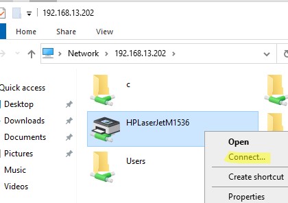 подключить сетевой принтер с другого компьютера с windows