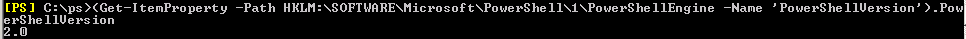 версия powershell в windows server 2008r2