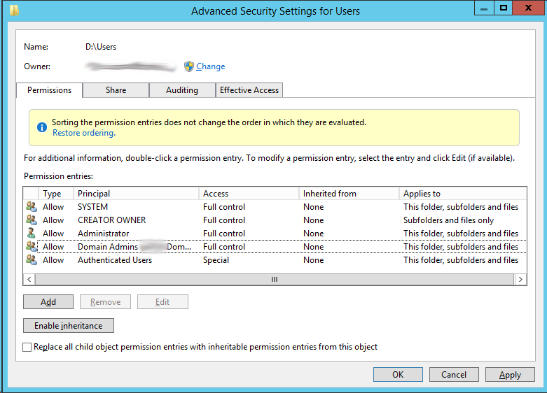 Личные сетевые папки пользователей через Group Policy Preferences — иллюстрация 4